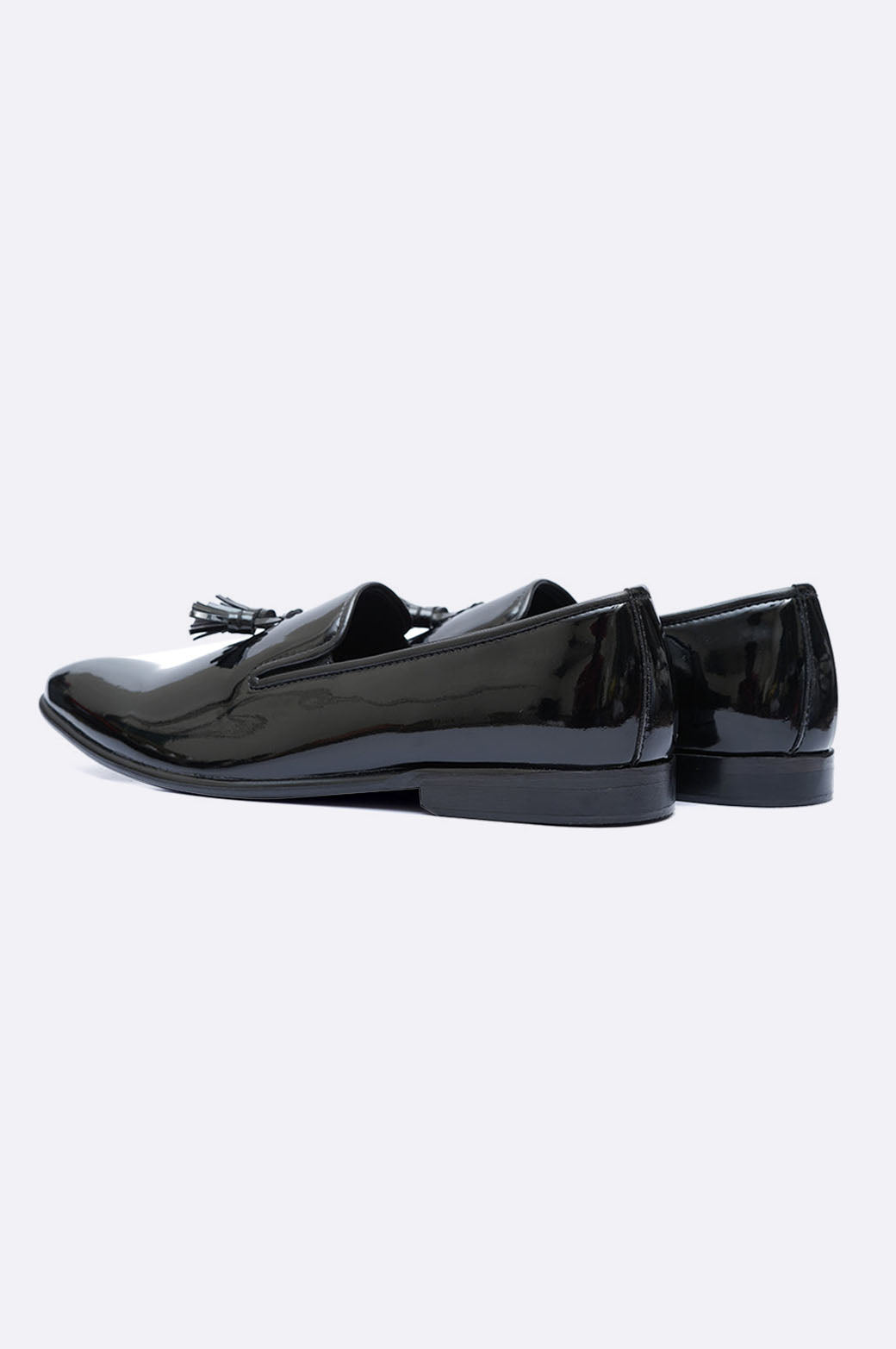 1802 BKP Black Patent Moccasin