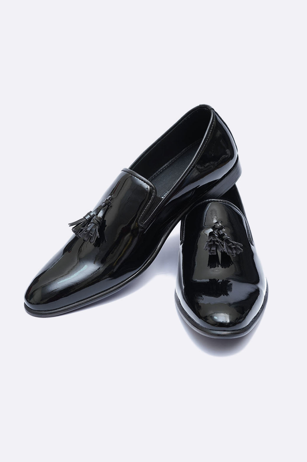 1802 BKP Black Patent Moccasin